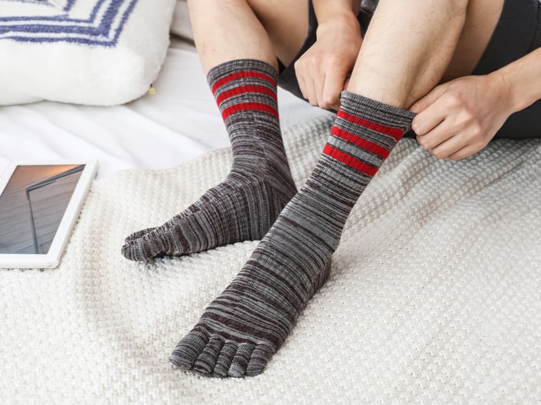 Crew toe socks collection